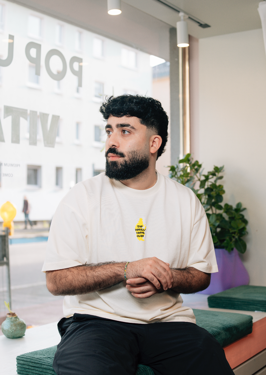 Gorilla T-Shirts Off White | Front Print