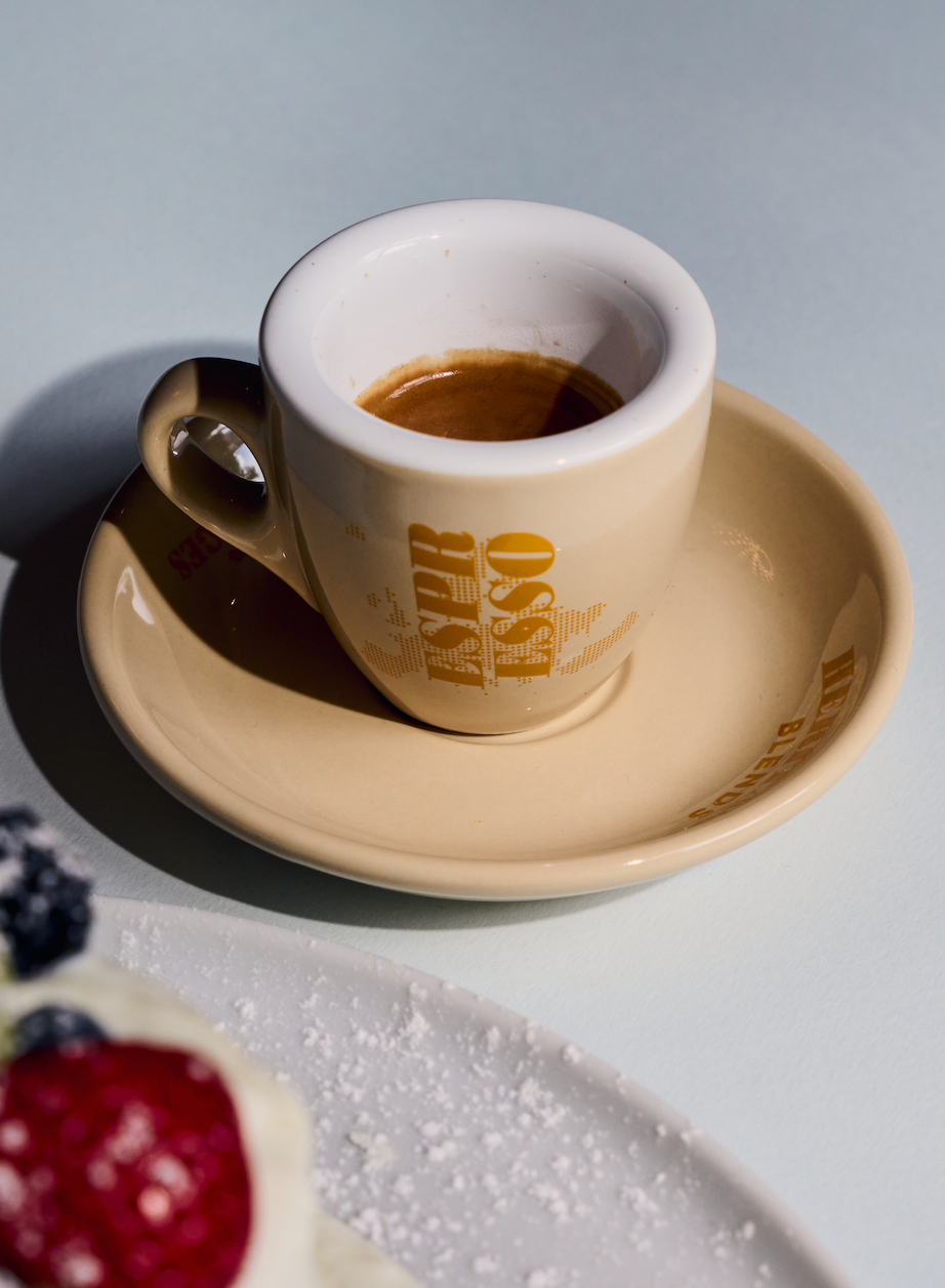 Espressotassen mit Unterteller "Heritage Blends" 4er SET