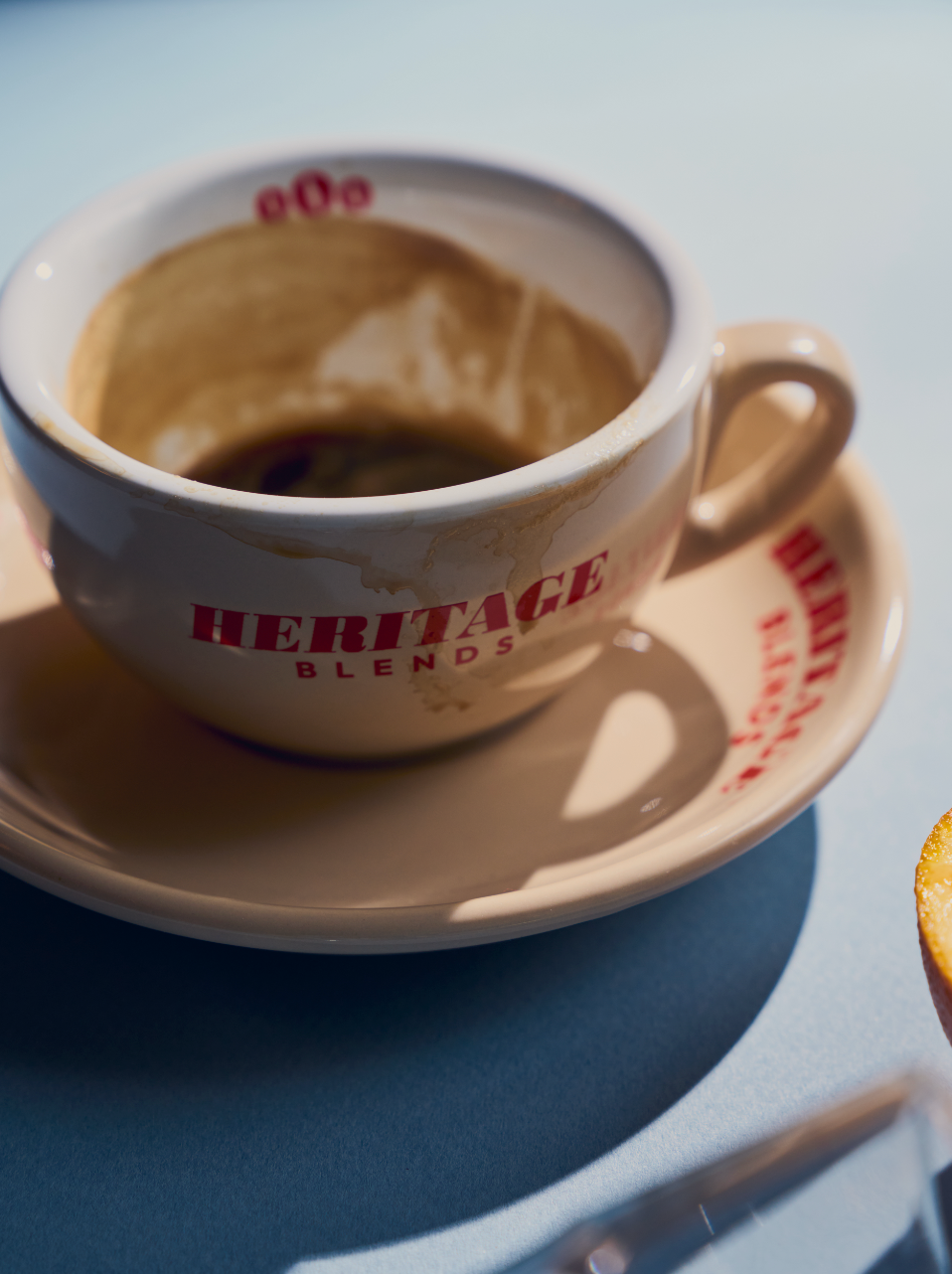 Cappuccinotassen mit Unterteller "Heritage Blends" 4er SET
