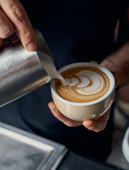 Cappuccinotassen mit Unterteller "Heritage Blends" 4er SET