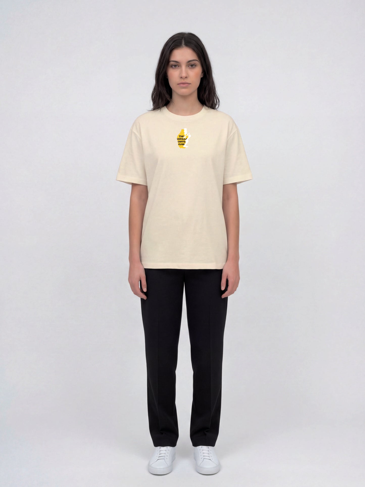 Gorilla T-Shirts Off White | Front Print