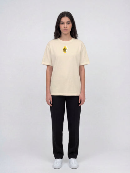 Gorilla T-Shirts Off White | Front Print