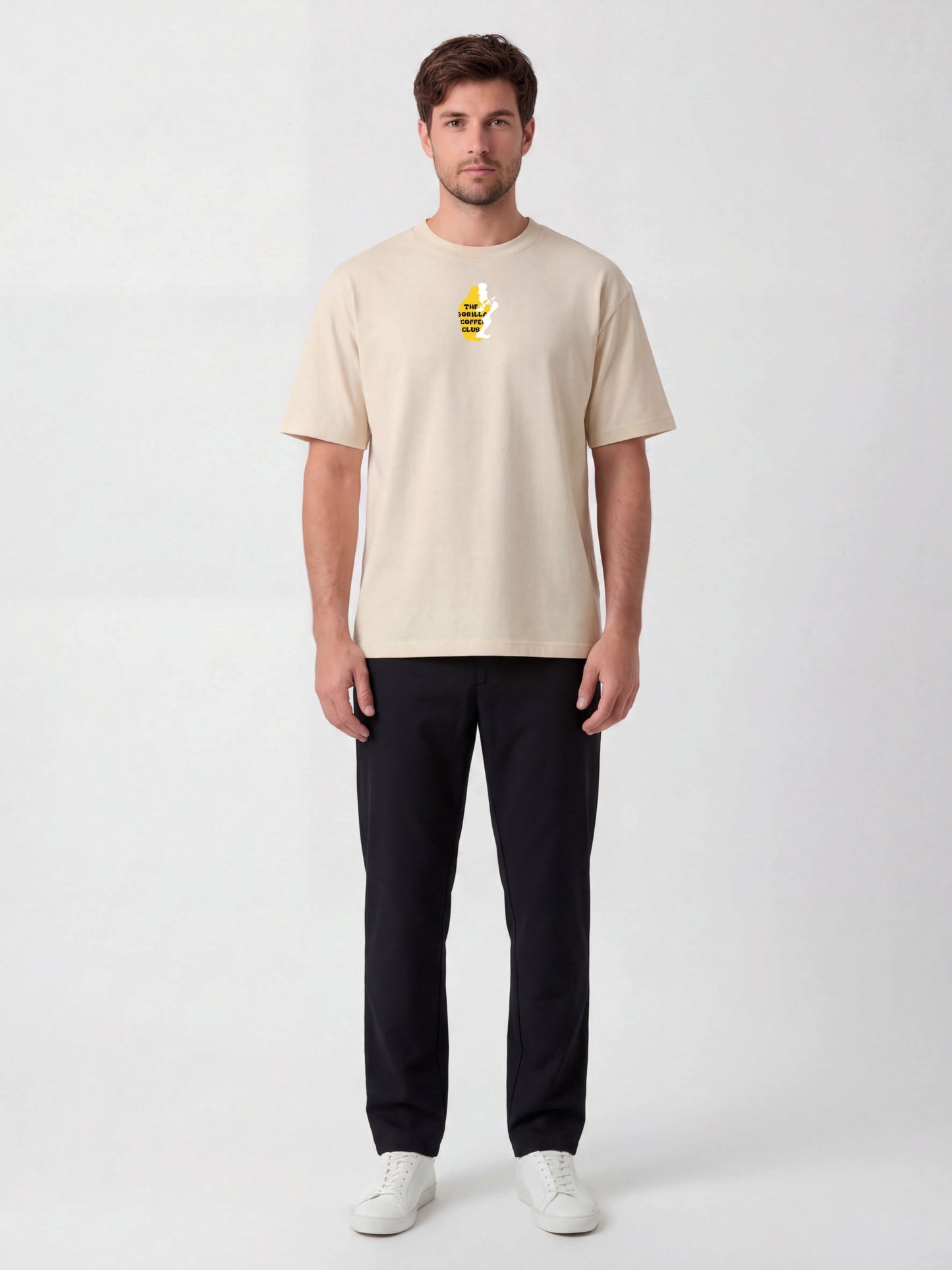 Gorilla T-Shirts Off White | Front Print