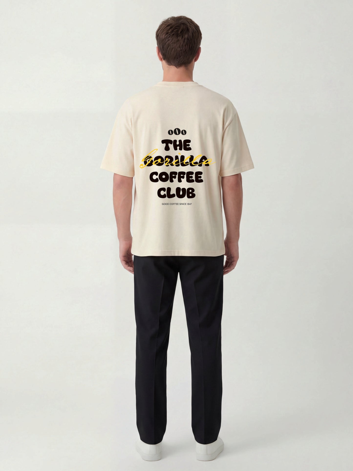 Gorilla T-Shirts Off White | Front Print