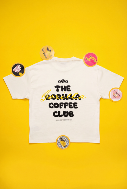 Gorilla T-Shirts Off White | Front Print