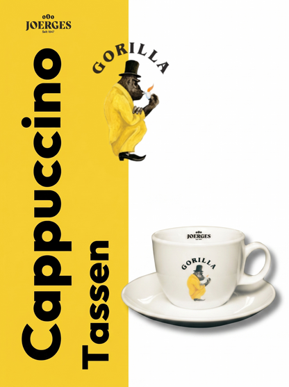 Cappuccinotassen mit Unterteller "Joerges" SET