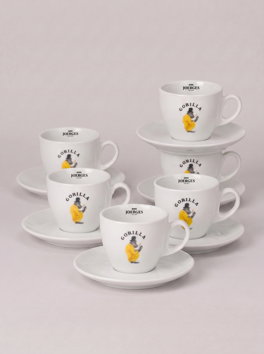 Cappuccinotassen mit Unterteller "Joerges" SET